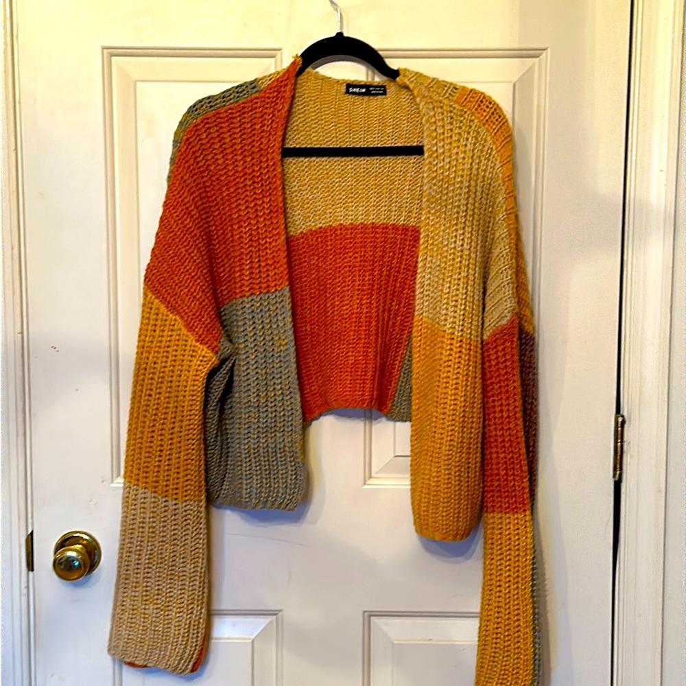 Woman’s SHEIN cardigan sweater